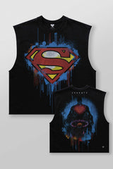 YoungLA Superman Neon Drip Muscle Tee