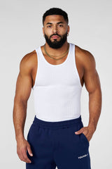 YoungLA White Ribbed Tank Top