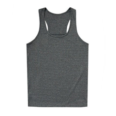 YoungLA Heather Grey Ribbed Racerback Tank