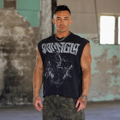 YoungLA Black Dark Knight Muscle Tee