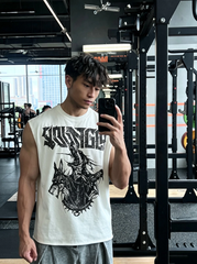YoungLA Dark Knight Graphic Muscle Tee