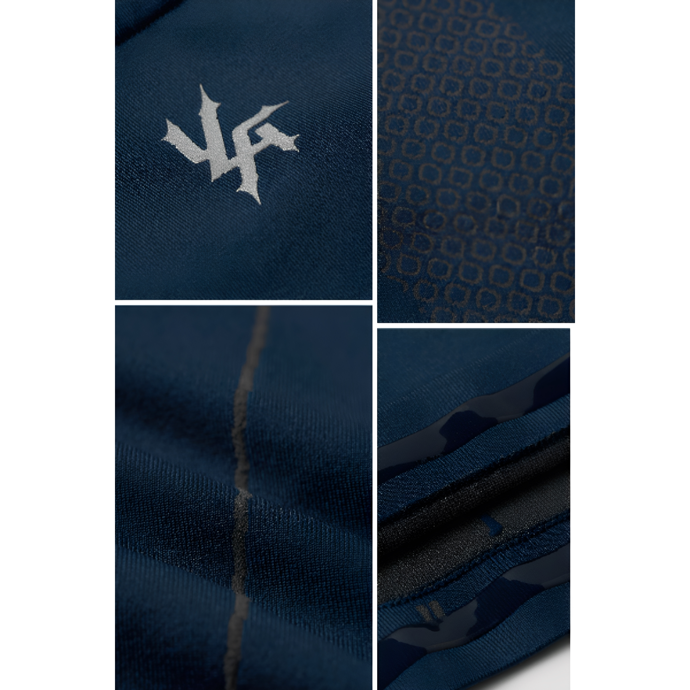 YOUNGLA- Black Fitted Zip-Up Hooded Jacket