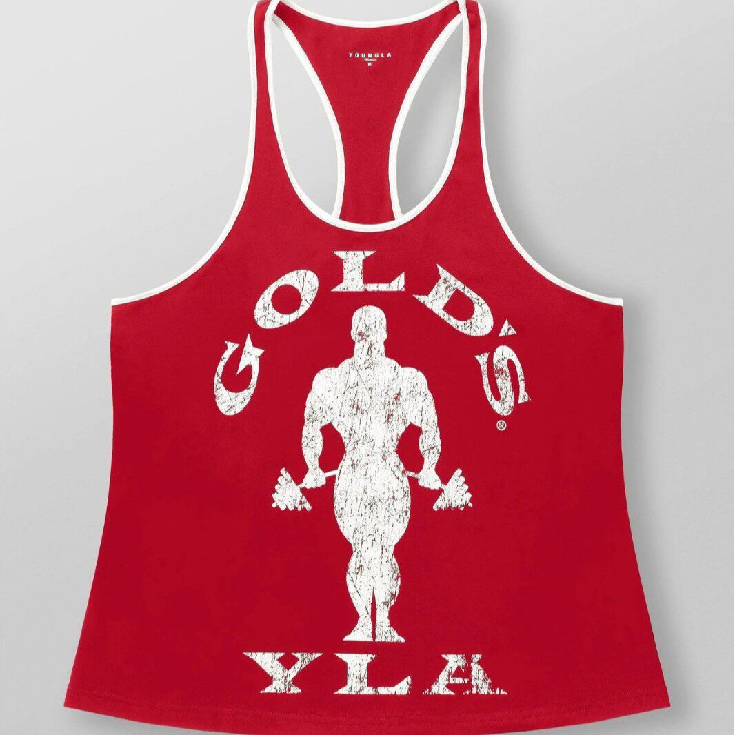 YoungLA x Gold's Gym Red OG Pose Tank