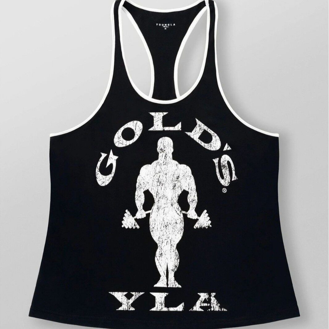 YoungLA x Gold's Gym Black OG Pose Tank