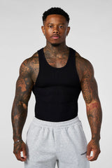 YoungLA Black Ribbed Essential Tank