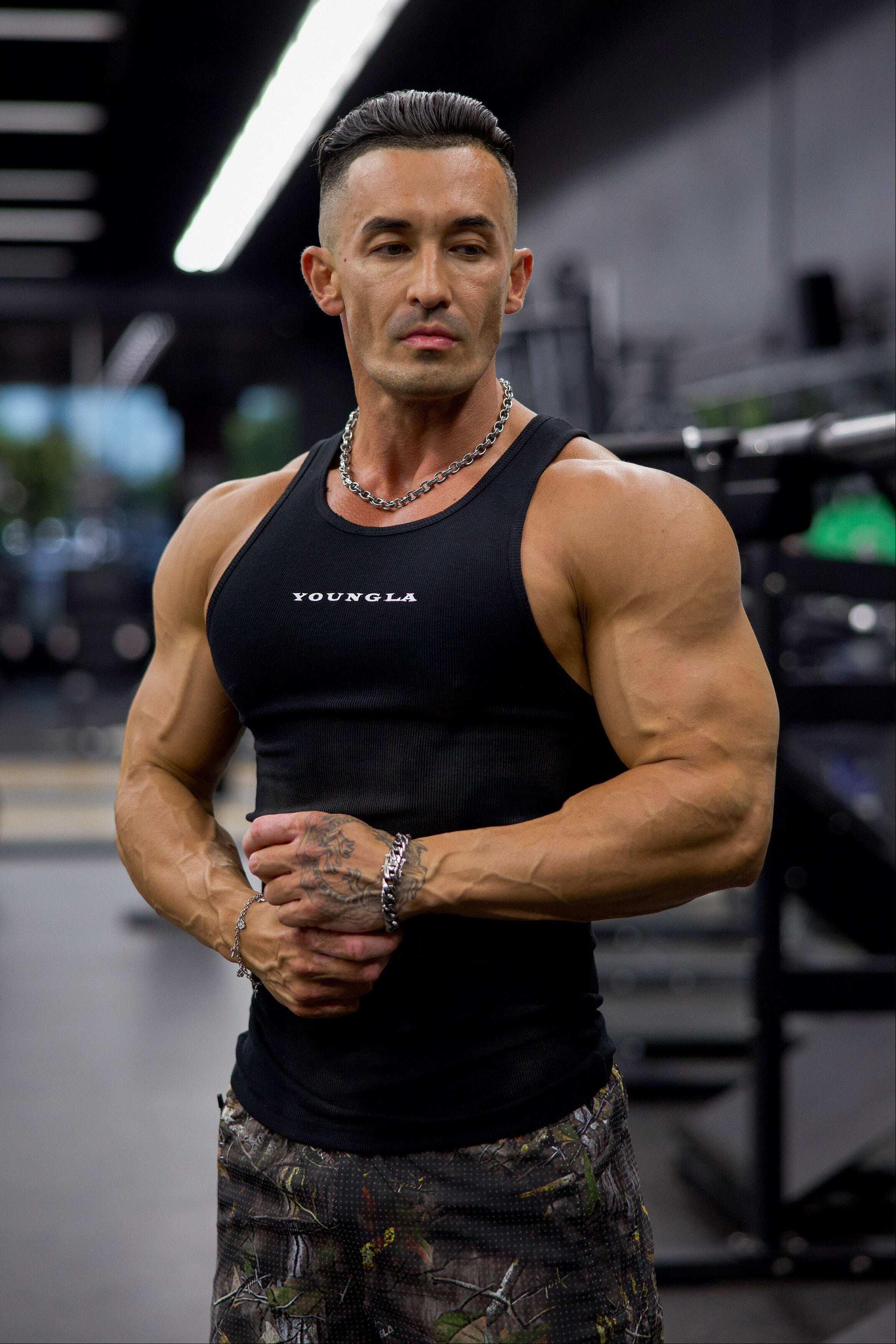 YoungLA Black Performance Tank