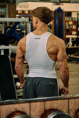 YoungLA White Ribbed Tank Top