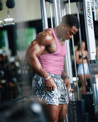 YoungLA Soft Pink Ribbed Racerback Tank