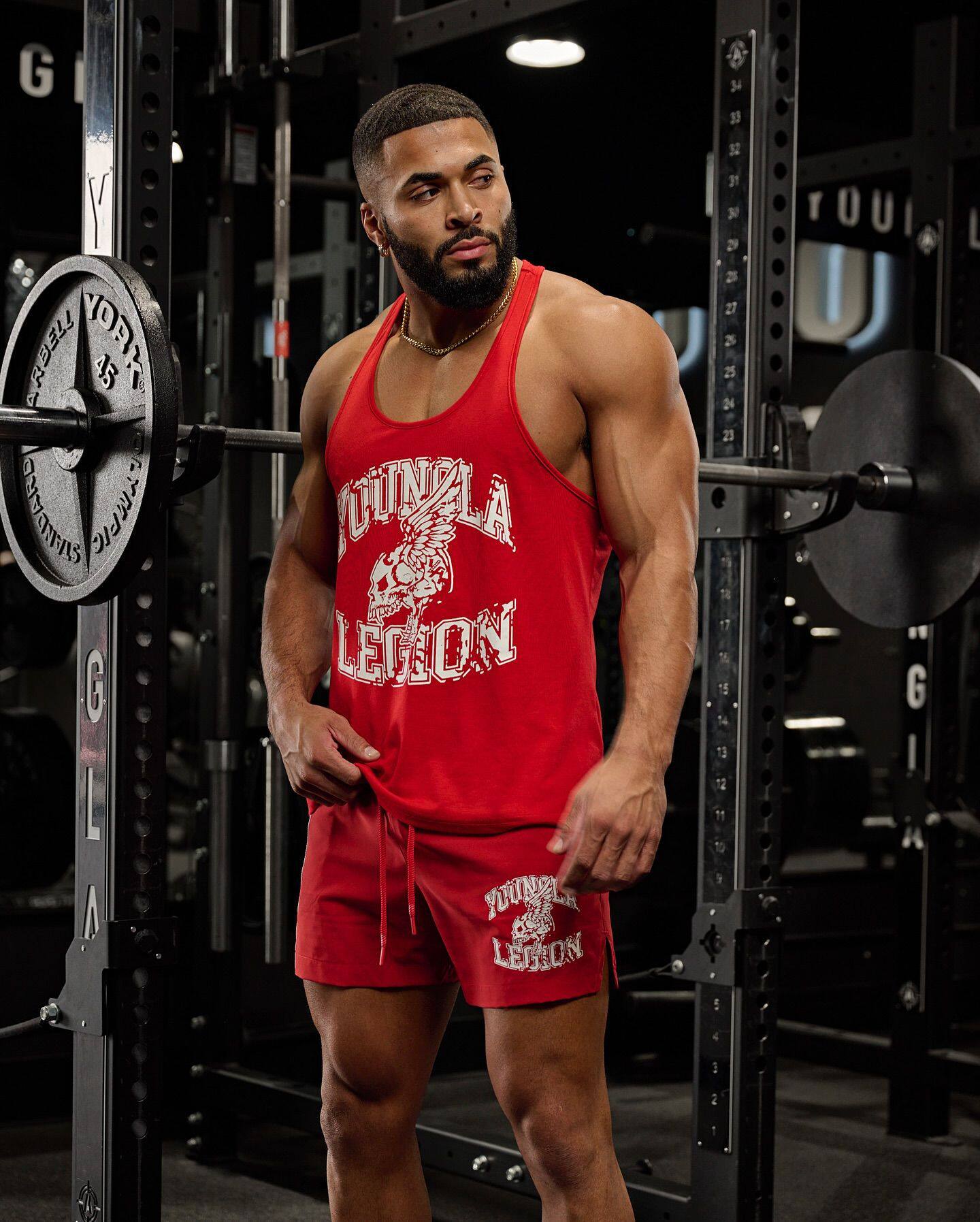 YoungLA Crimson Legion Stringer Tank