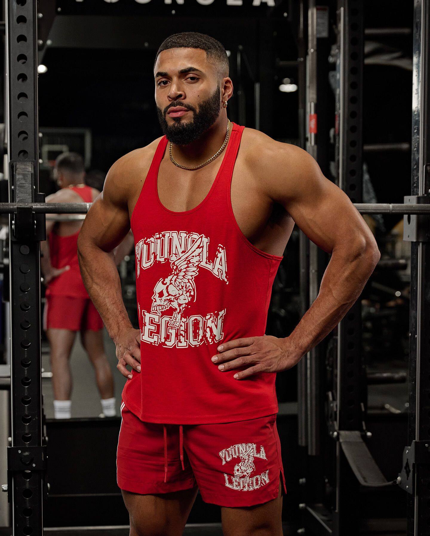 YoungLA Crimson Legion Stringer Tank