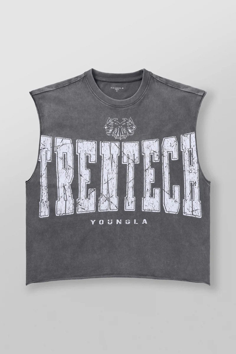 YoungLA Trentech Acid-Wash Muscle Tee