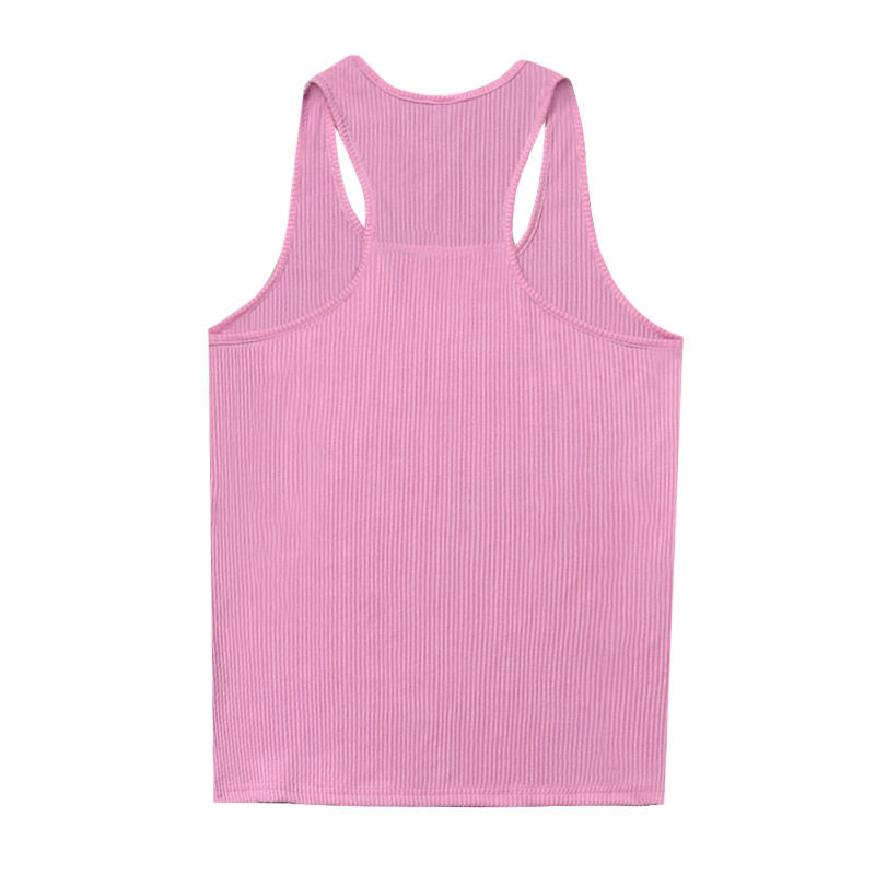 YoungLA Soft Pink Ribbed Racerback Tank
