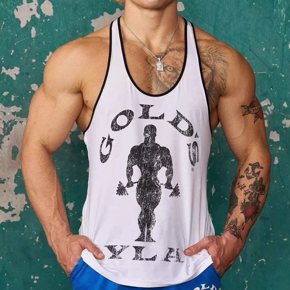 YoungLA Heather Grey Gothic Ink Stringer